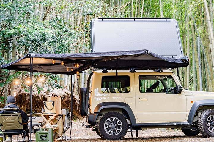 【Tokyo】Japan Rental 2 People Compact Caravan RV Road Trip Experience (CN-jimnySIERRA)