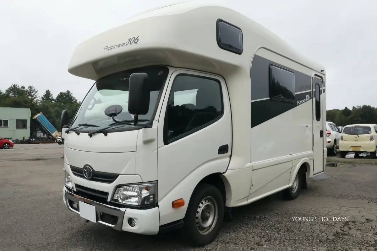 【Hokkaido】Japan 6ppl RV Caravan 24 hours Rental Experience(JSM- Wisteria)