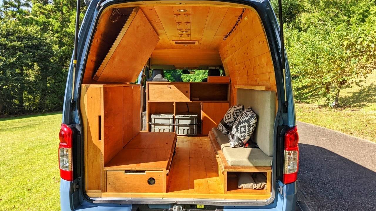 【Nagoya Airport】Japan Rental 3 People Compact Caravan RV Road Trip Experience (OS-Mazda Bongo Brawny)