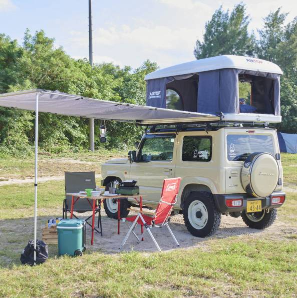 【Okinawa】Japan Rental 4 People Compact Caravan 24hrs RV Road Trip Experience (AW-Jimny)
