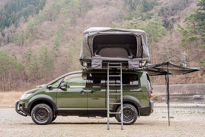 【東京】四人日本小型露營車自駕遊租用體驗(CN-DELICA D:5)