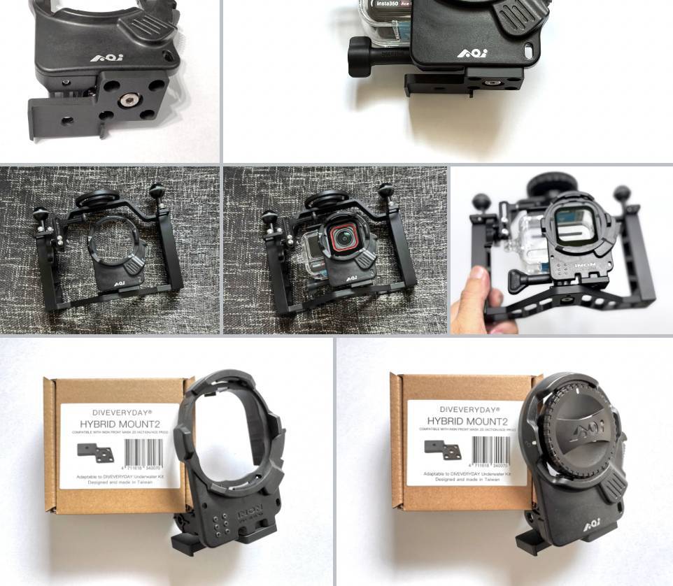 【潛水用品】 DIVEVERYDAY®  HYBRID MOUNT 連接底座 2