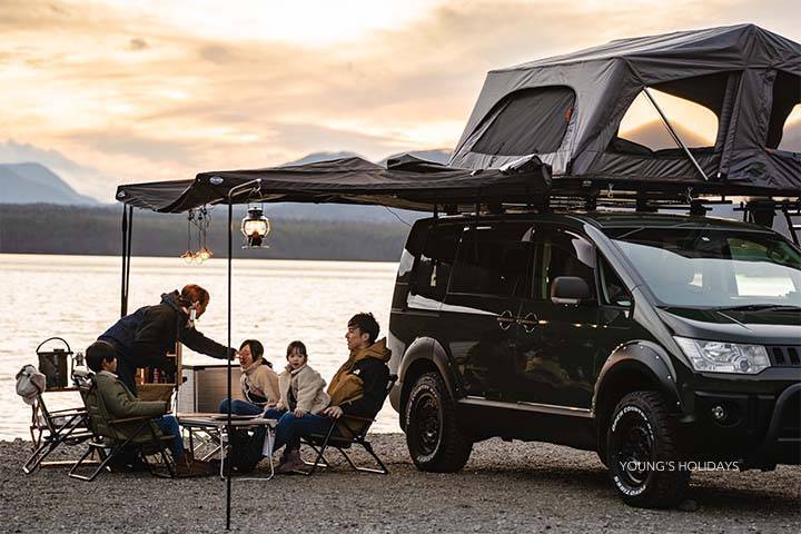 【東京】四人日本小型露營車自駕遊租用體驗(CN-DELICA D:5)