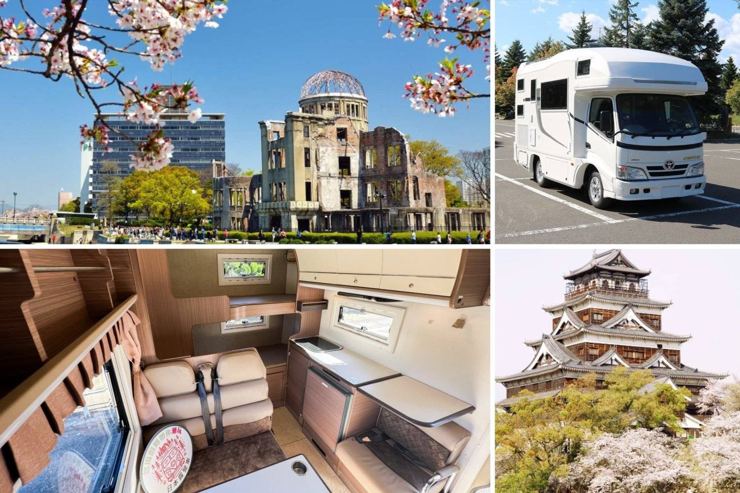 【四國廣島】七人日本露營車24小時租用體驗(C-ROBINSON771)