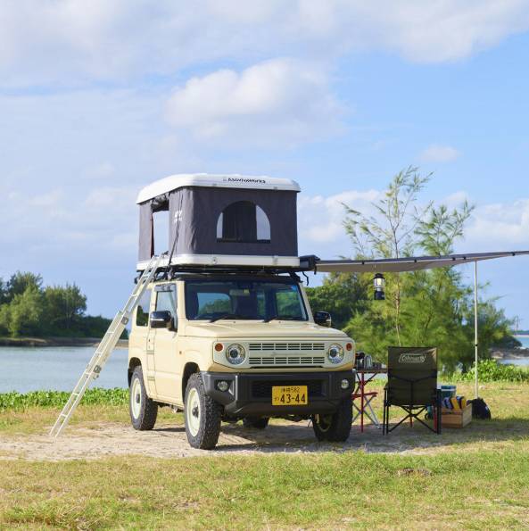 【沖繩】四人日本小型露營車自駕遊24小時租用體驗(AW-Jimny)