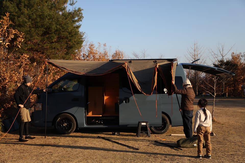 【名古屋機場】三人日本小型露營車自駕遊租用體驗(OS-Mazda Bongo Brawny)