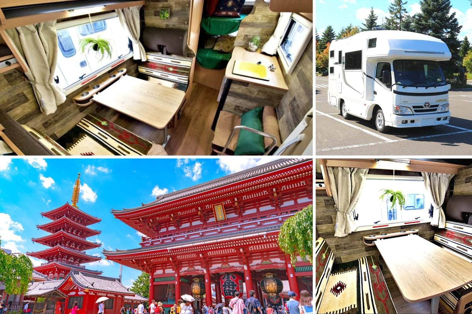 【東京】六人日本露營車24小時租用體驗(JTM-Roghouse)
