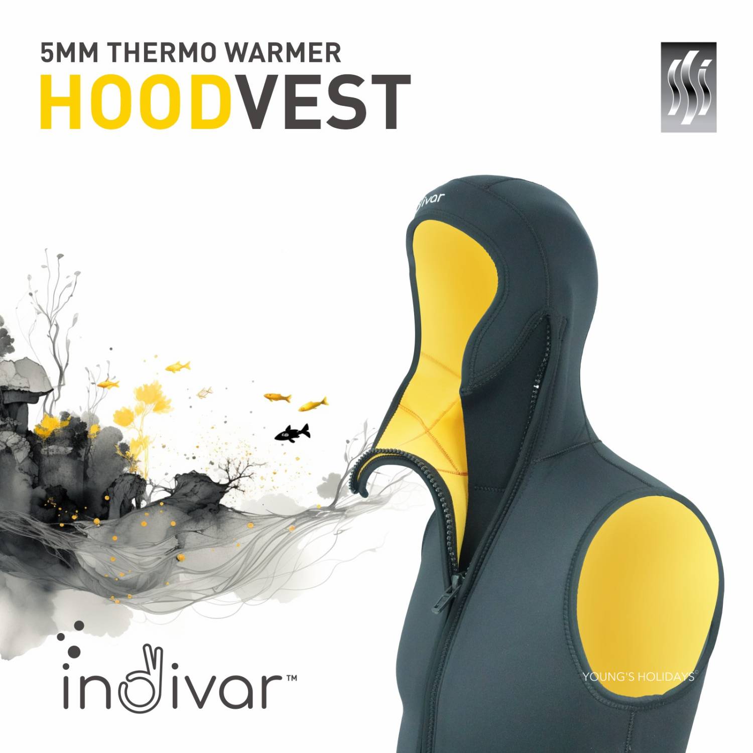 【潛水用品】Indivar 5mm Hoodvest