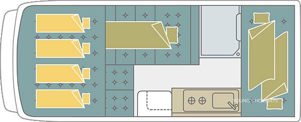 【Narita Airport】Japan Tokyo Caravan 24 hours Rental Experience(VT-Corde Bunks S)