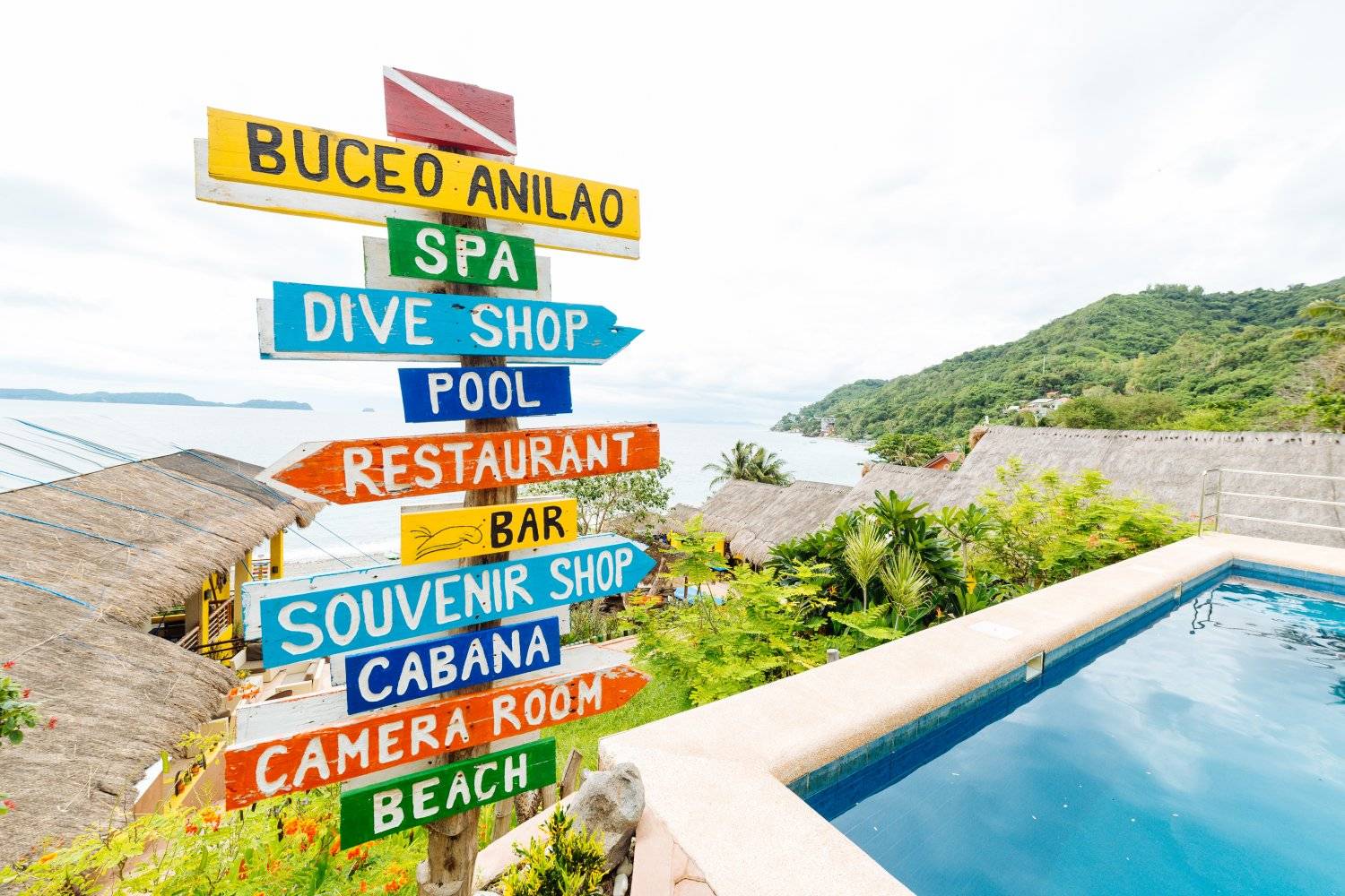 【Anilao】Buceo Anilao Beach & Dive Resort 5/4 Days PADI OW/AOW Diving Course Vacations Package