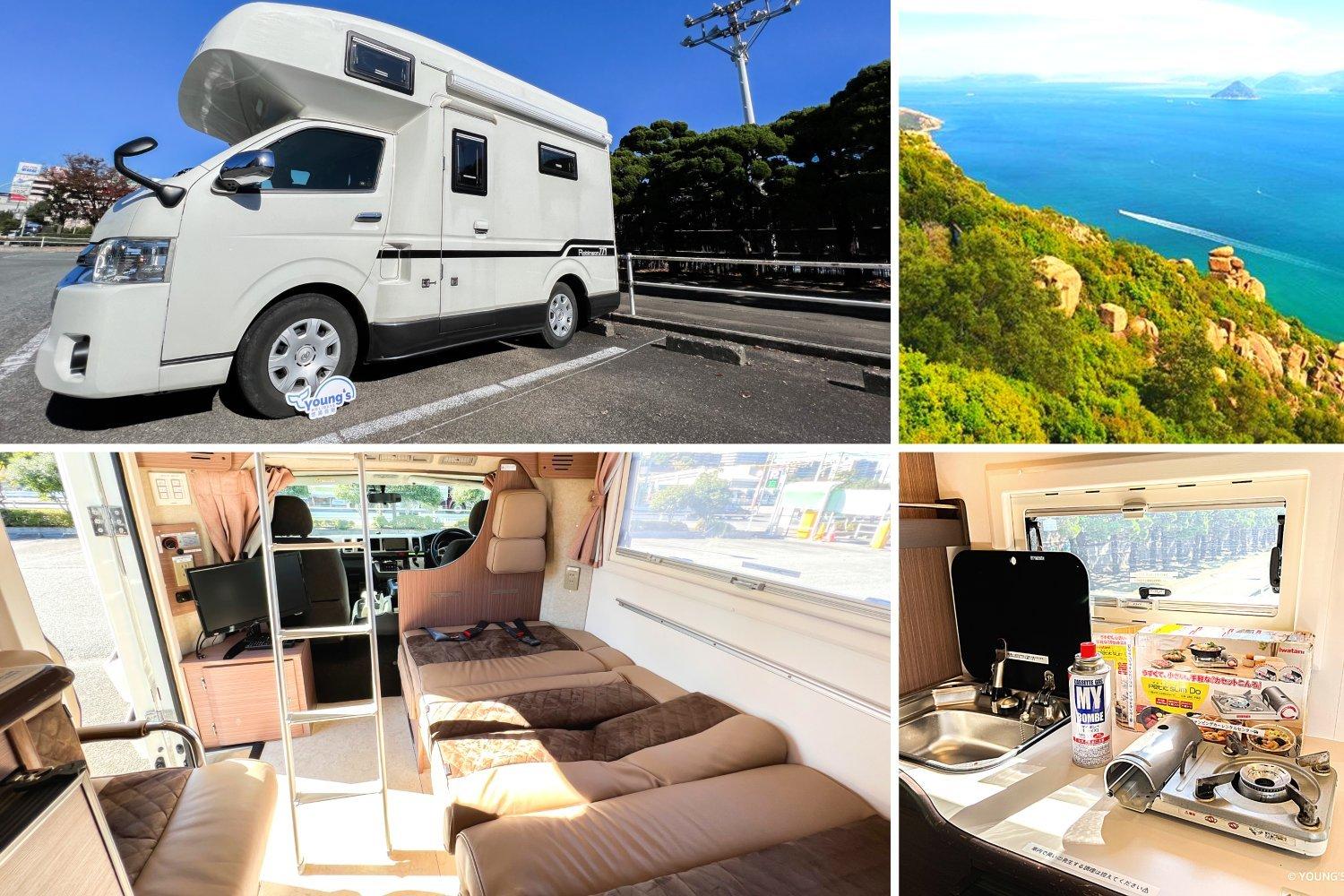 【Osaka】Japan 5ppl RV Caravan 48 hours Flight & Drive Package(CRB771)