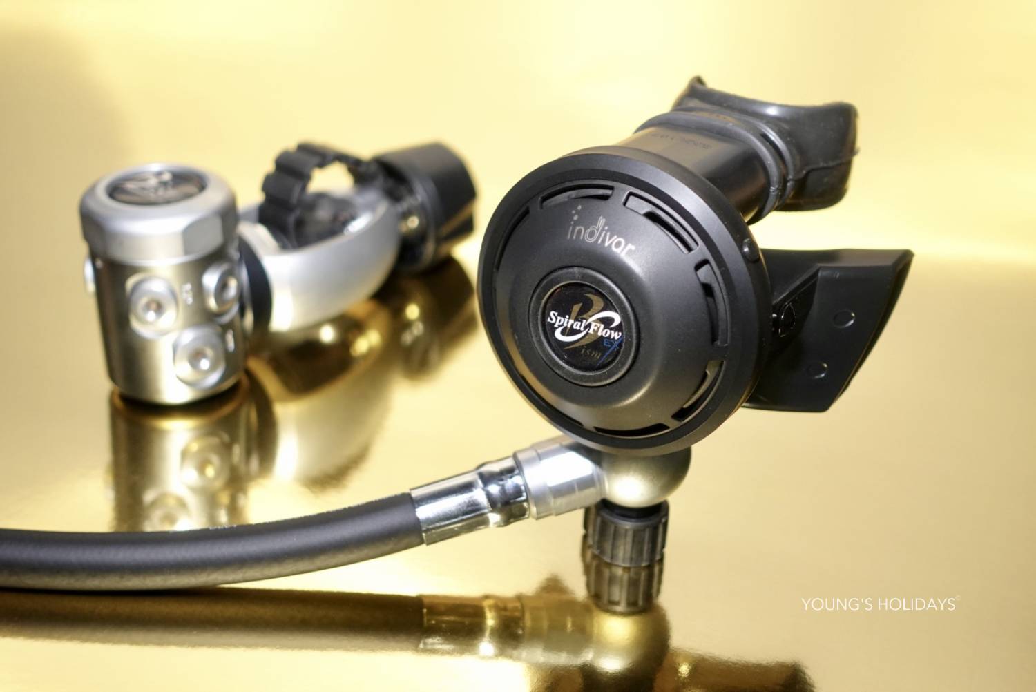 【潛水用品】Indivar x Bism Matt Black Special Edition Regulator Set