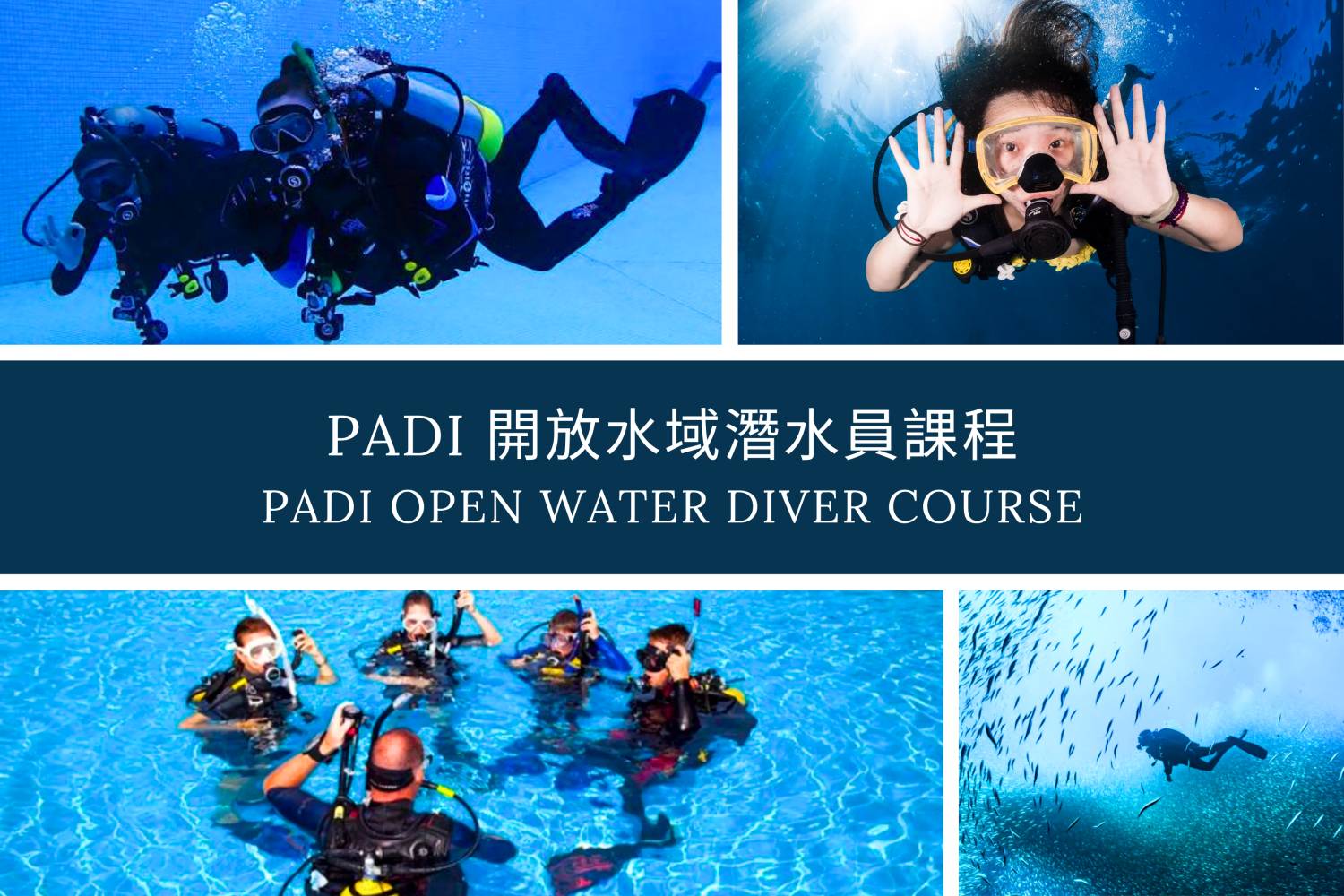 PADI Open Water Diving Course OW