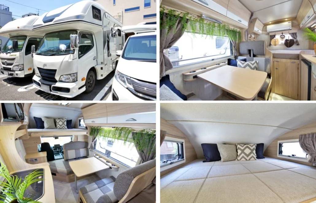 【東京】六人日本露營車24小時租用體驗(JTM-AZIAN)