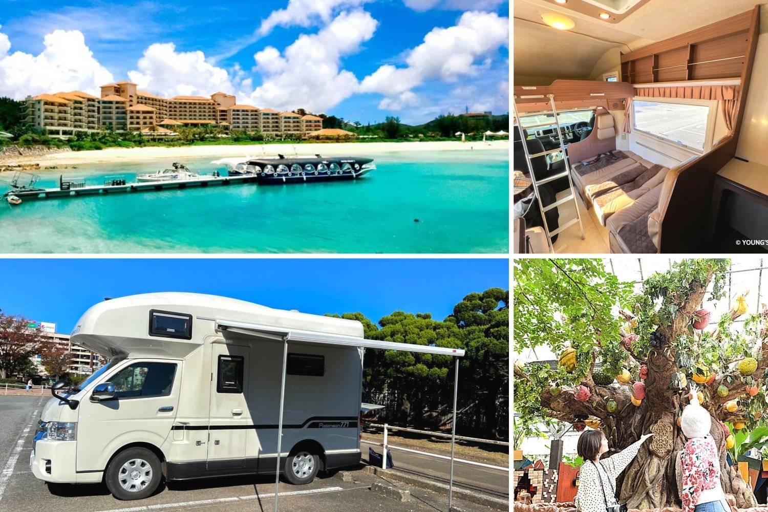 【沖繩】七人日本露營車自駕遊租用體驗(C-ROBINSON771)