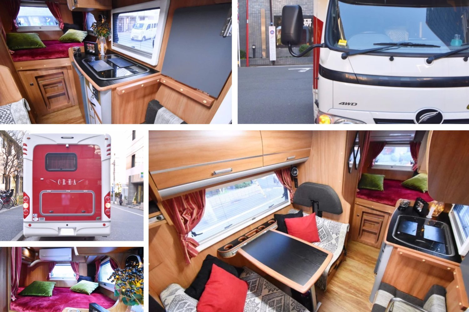 【Tokyo】Japan 6ppl RV Caravan 24 hours Rental Experience(JTM-Rouge)