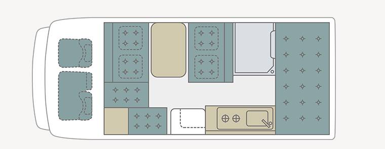 【大阪】日本露營車24小時租用體驗(C-Corde BunkS (VR)