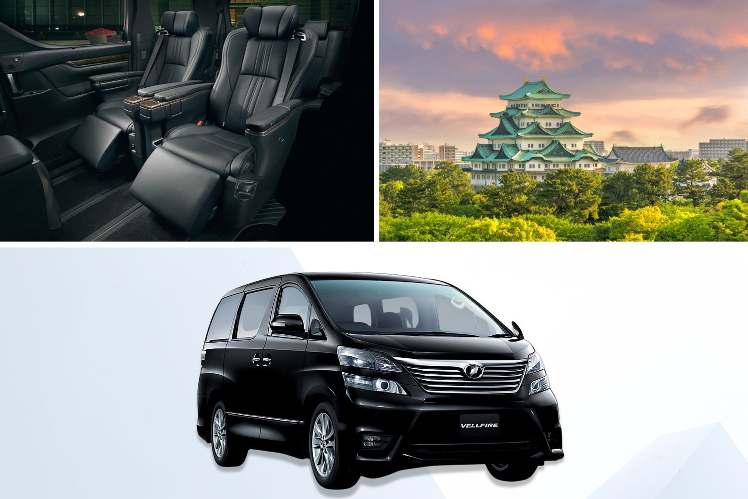 【Airport Transfer】One-way transfer service from Nagoya Airport to downtown Nagoya (7/10 passenger vehicle)
